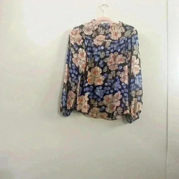 Rebecca Taylor silk floral blouse 0 - Picture 5 of 5